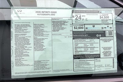 2026 INFINITI QX60 Autograph