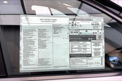 2027 INFINITI QX60 Autograph