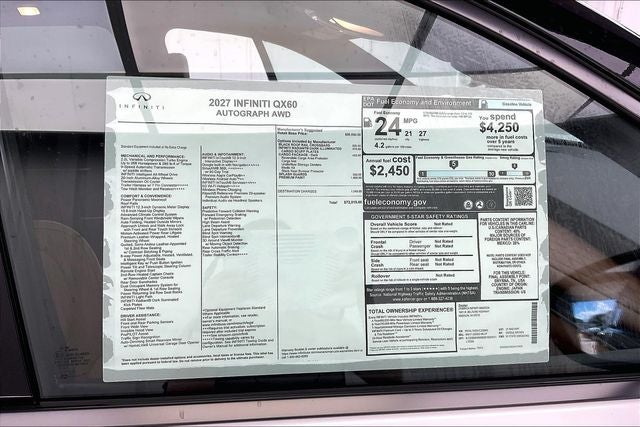 2027 INFINITI QX60 Autograph