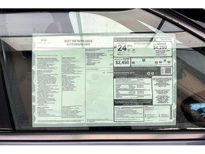 2027 INFINITI QX60 Autograph InStock