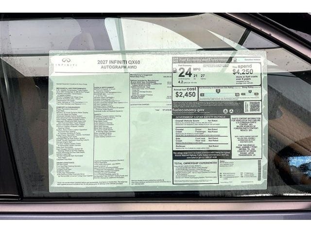 2027 INFINITI QX60 Autograph InStock