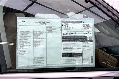 2026 INFINITI QX80 LUXE