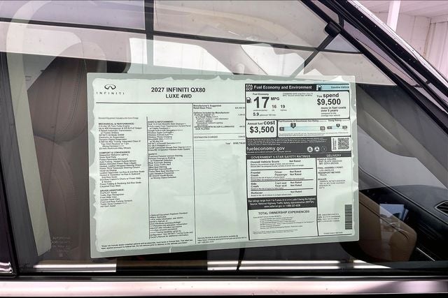 2027 INFINITI QX80 LUXE InStock