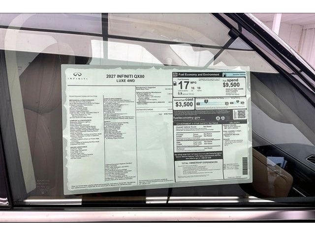 2027 INFINITI QX80 LUXE InStock