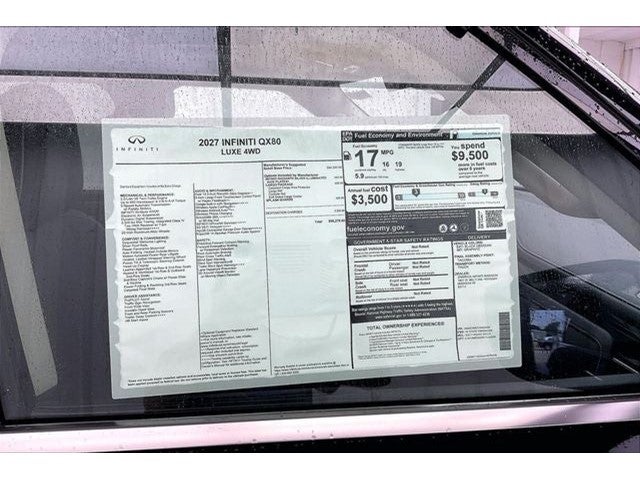 2027 INFINITI QX80 LUXE InStock