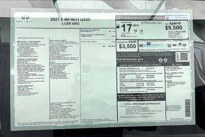 2027 INFINITI QX80 LUXE InStock