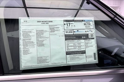 2026 INFINITI QX80 LUXE