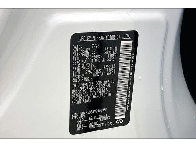 2027 INFINITI QX80 LUXE InStock