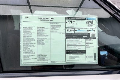 2026 INFINITI QX80 AUTOGRAPH