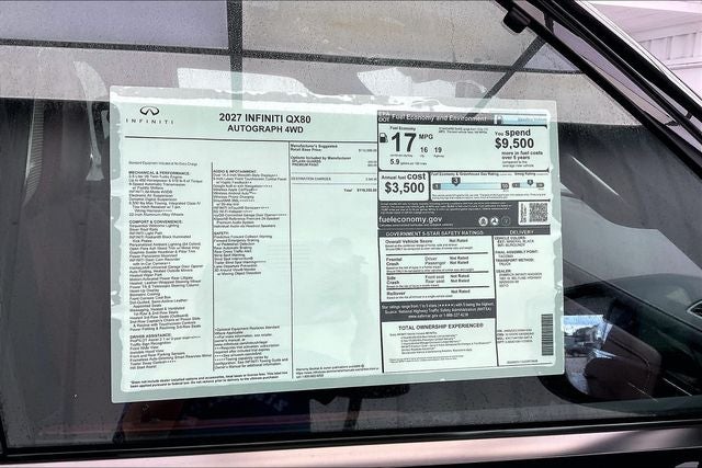 2027 INFINITI QX80 AUTOGRAPH InStock