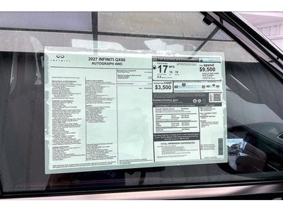2027 INFINITI QX80 AUTOGRAPH InStock