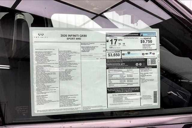 2026 INFINITI QX80 SPORT
