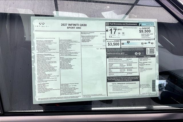 2027 INFINITI QX80 SPORT InStock