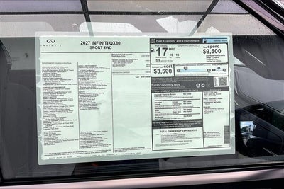 2027 INFINITI QX80 SPORT InStock