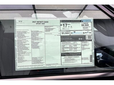 2027 INFINITI QX80 SPORT InStock