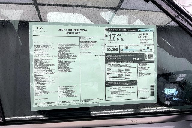 2027 INFINITI QX80 SPORT InStock