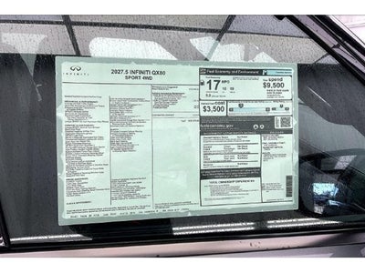 2027 INFINITI QX80 SPORT InStock