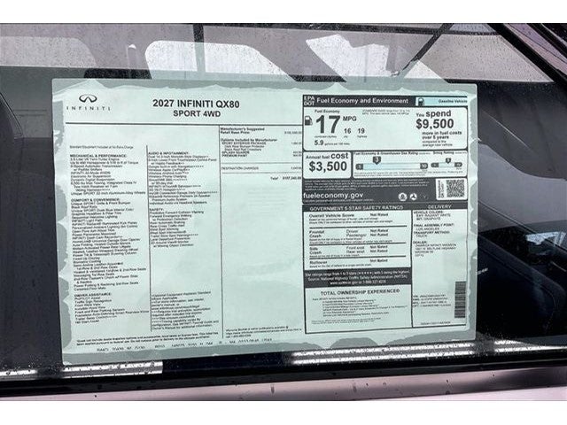 2027 INFINITI QX80 SPORT InStock