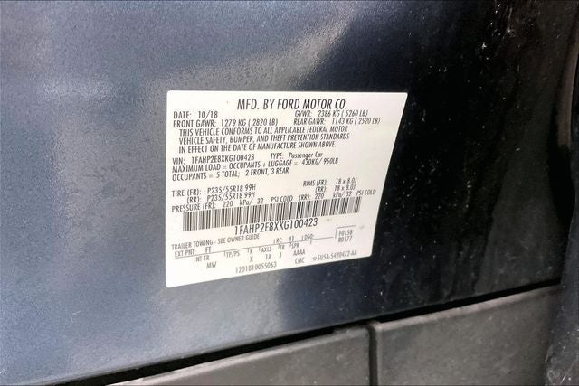2019 Ford Taurus SEL
