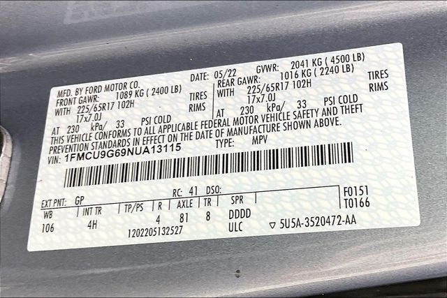 2022 Ford Escape SE