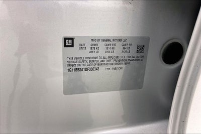 2013 Chevrolet Malibu LS 1LS