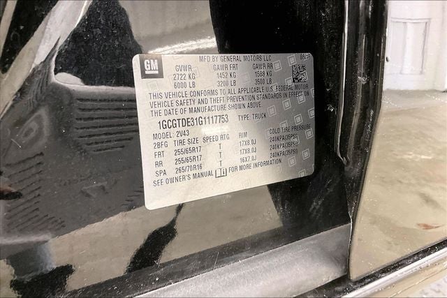 2016 Chevrolet Colorado Z71