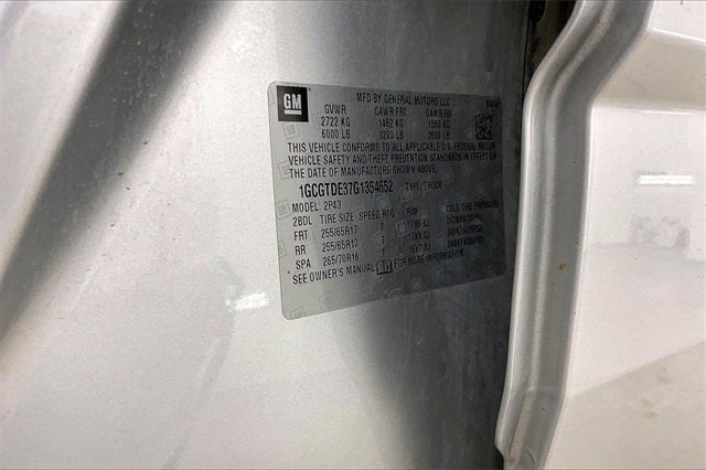 2016 Chevrolet Colorado Z71