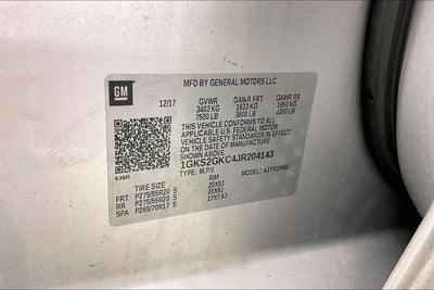 2018 GMC Yukon XL SLT