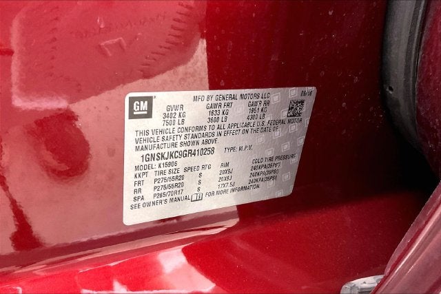 2016 Chevrolet Suburban LTZ