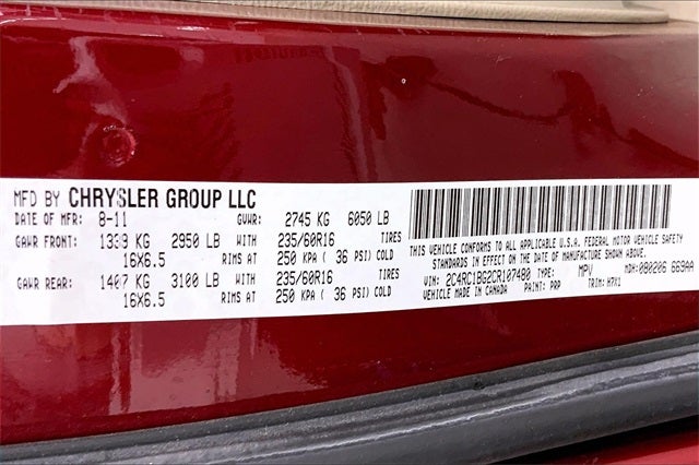 2012 Chrysler Town & Country Touring