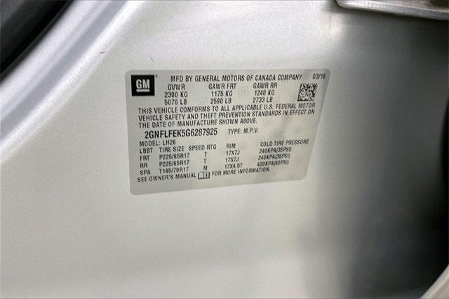 2016 Chevrolet Equinox LT