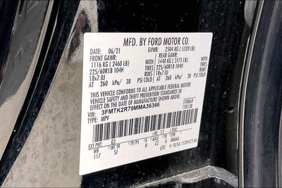 2021 Ford Mustang Mach-E California Route 1