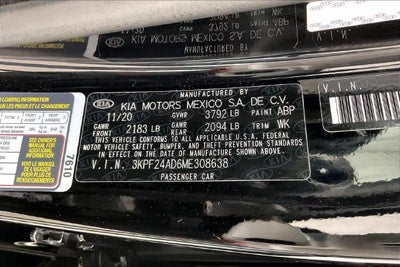 2021 Kia Forte LXS