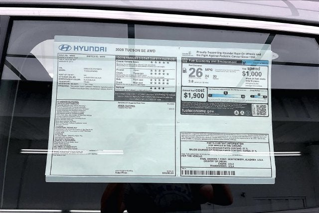 2026 Hyundai Tucson SE AWD