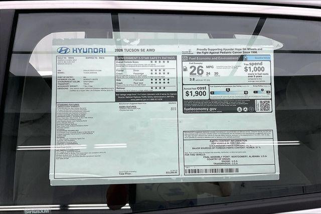 2026 Hyundai Tucson SE AWD
