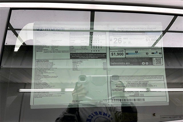 2026 Hyundai Tucson SEL AWD