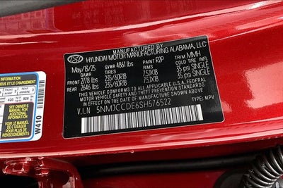 2025 Hyundai Tucson SEL Convenience