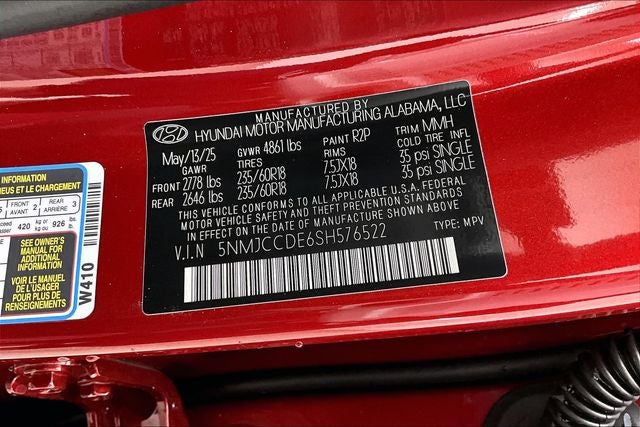 2025 Hyundai Tucson SEL Convenience