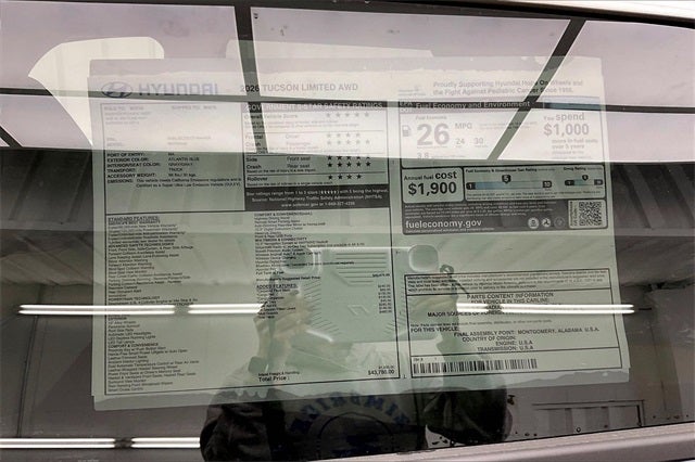 2026 Hyundai Tucson Limited AWD