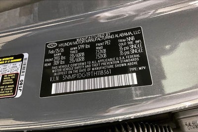 2026 Hyundai Santa Fe Hybrid SE