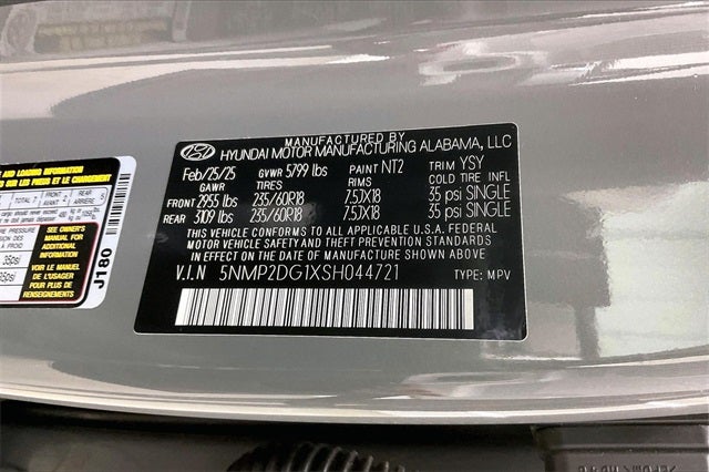 2025 Hyundai Santa Fe Hybrid SEL