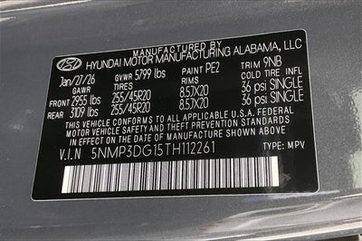 2026 Hyundai Santa Fe Hybrid Limited