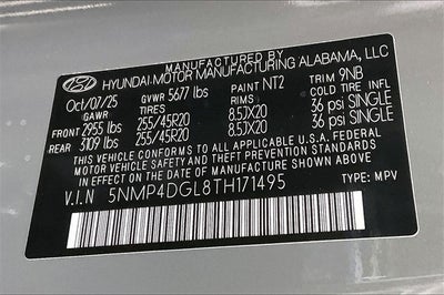 2026 Hyundai Santa Fe Limited AWD