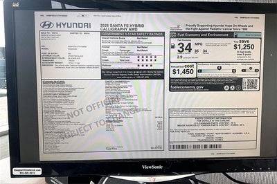 2026 Hyundai Santa Fe Hybrid Calligraphy