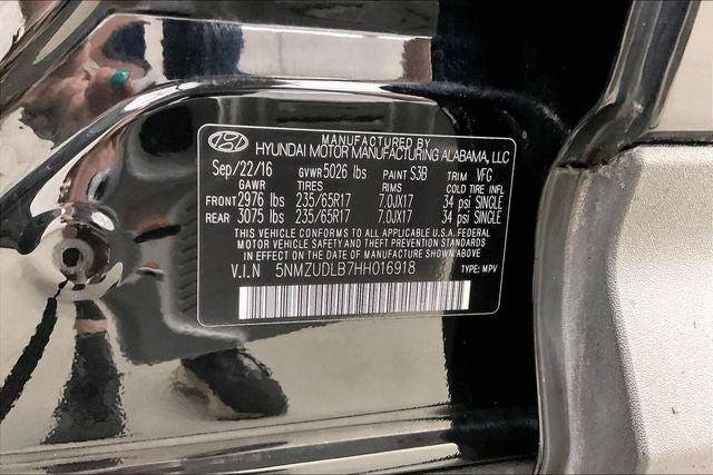 2017 Hyundai Santa Fe Sport 2.4 Base