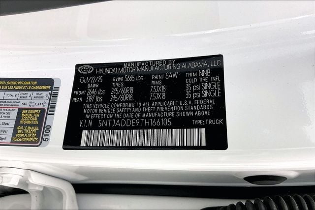 2026 Hyundai Santa Cruz SE