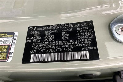 2026 Hyundai Santa Cruz SEL AWD