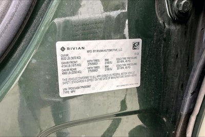 2023 Rivian R1S Adventure
