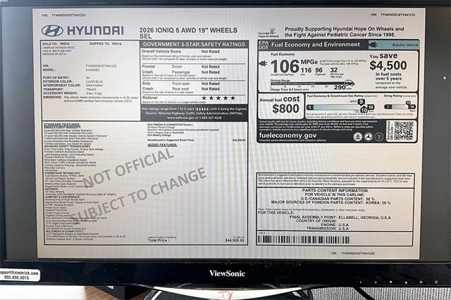 2026 Hyundai IONIQ 5 SEL