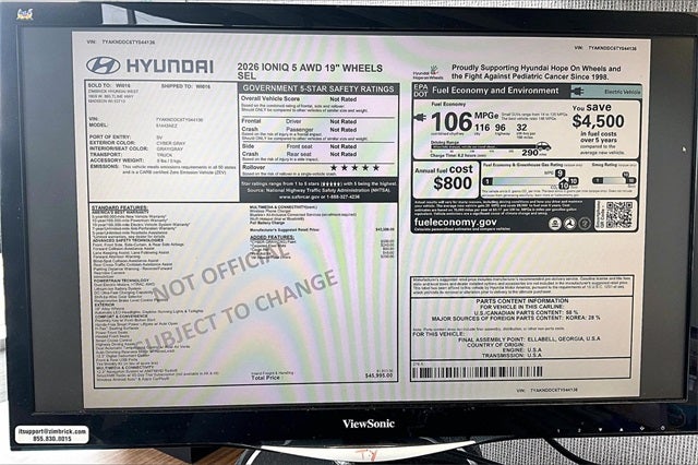 2026 Hyundai IONIQ 5 SEL